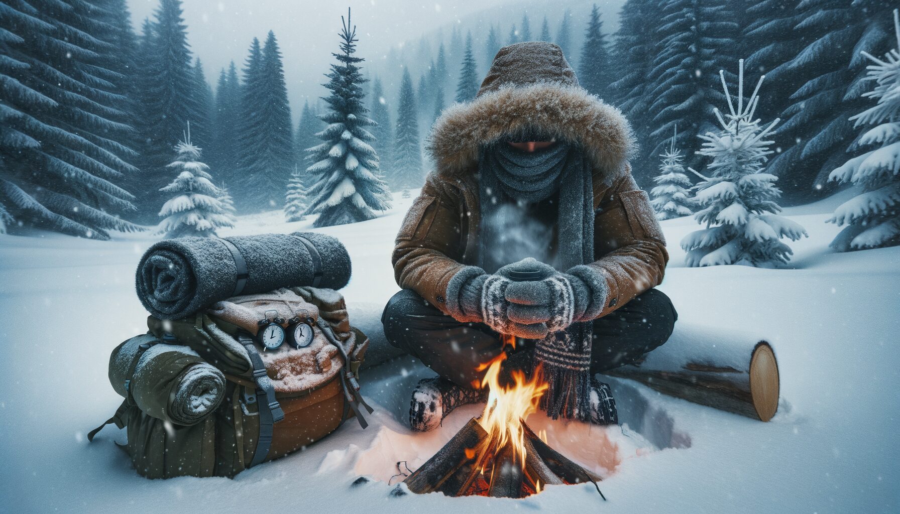 Photo cold weather survival