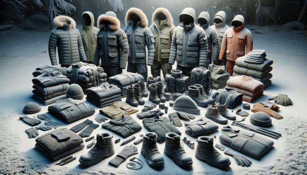 Photo winter outdoor bekleidung